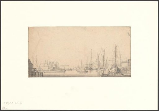 View of the Open Harbor Front, towards the City Inn and the Herring Packers' Tower