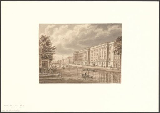 View of the Palace of Justice on the Prinsengracht