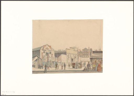 View of the fair on the Botermarkt