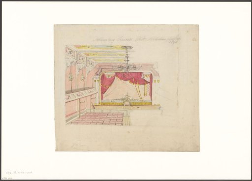 Interior of the Frascati Theatre on the Plantage Middenlaan in Amsterdam