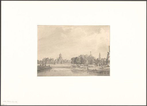 View of the Haarlemmerpoort from the Hoogendijk