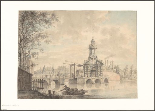 View of the Haarlemmerpoort from the Singel