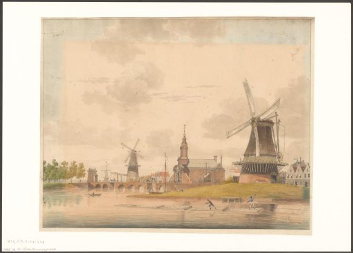 View of the Haarlemmerpoort from the Singel