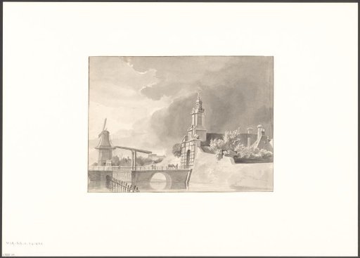 View of the Haarlemmerpoort from the Singel