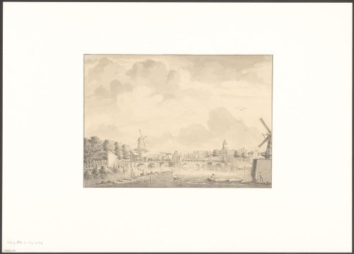 View of the Haarlemmerpoort from the Singel