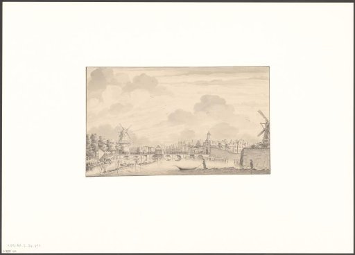 View of the Haarlemmerpoort from the Singel
