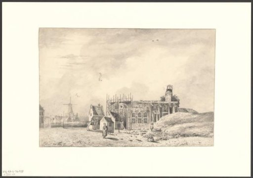 View of the demolition of the Haarlemmerpoort