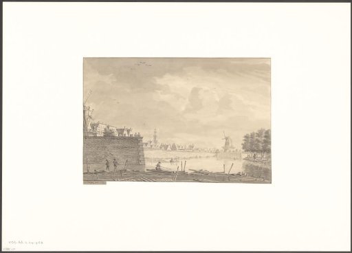 View of the Singel and the Sloterdijk bastion