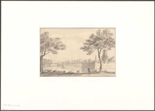 View of the Raampoort from the Singel