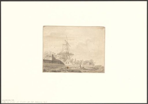 View of the Bastion Rijk with Mill De Victor