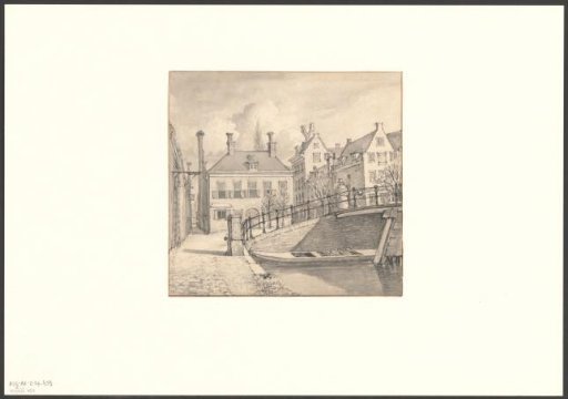 View of the Leidsegracht with the Hollandsche Manege and the Stadsmetseltuin