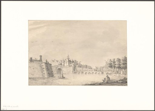 View of the Leidsepoort from the Singel