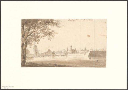 View of the Singelgracht looking towards the Leidsepoort