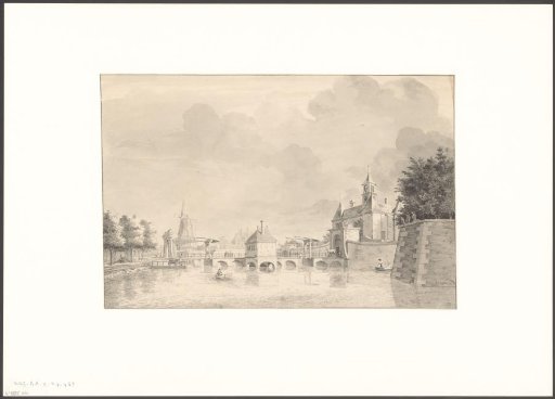 View of the Leidsepoort from the Singel