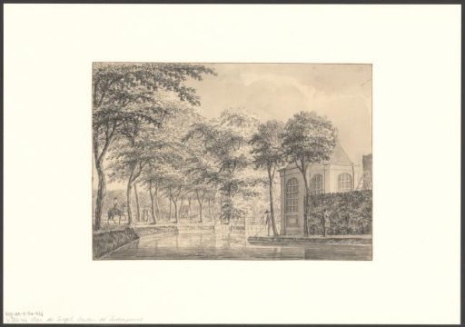 View of the Buitensingel at the Leidsepoort