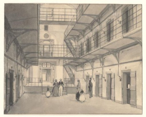 Interior of the House of Detention