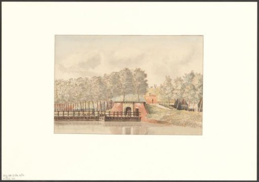 View of the Singelgracht and the Weteringpoort