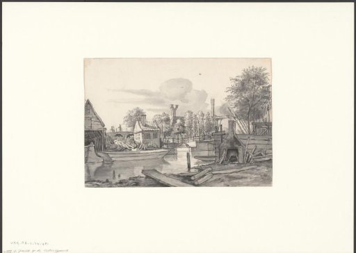 View of the Weteringpoort on the Lijnbaansgracht