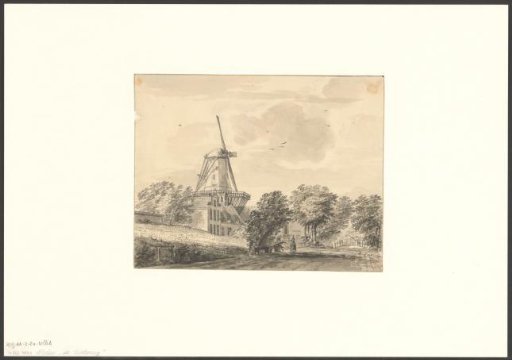 View of bastion De Wetering and mill De Wetering