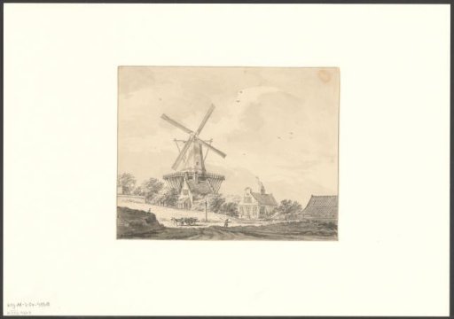 View of the Reguliers bastion and the De Hoop mill