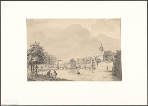 View of the Utrecht Gate from the Singel.
