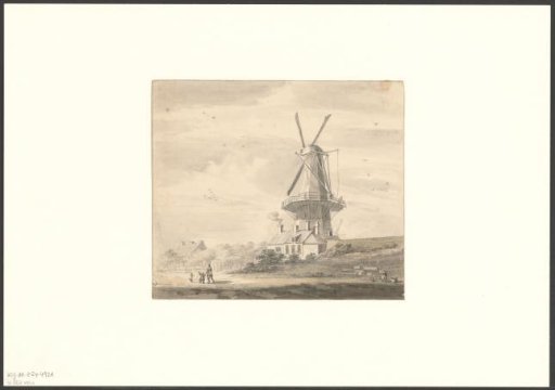 View of the Ouderkerk bastion and the De Haan mill