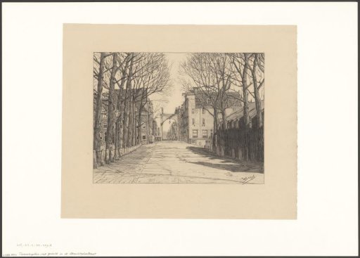 View of the Utrechtsestraat from the Frederiksplein