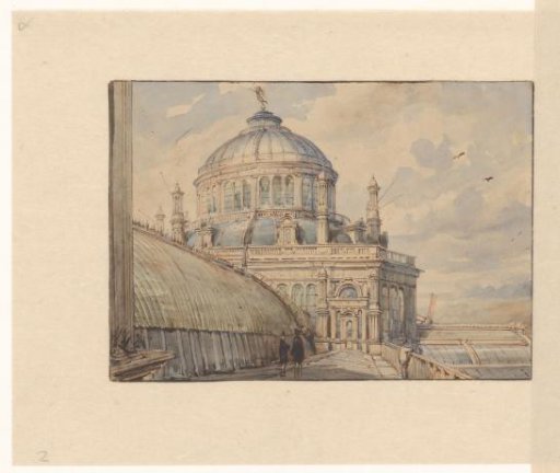 View of the Dome of the Palace for Industry