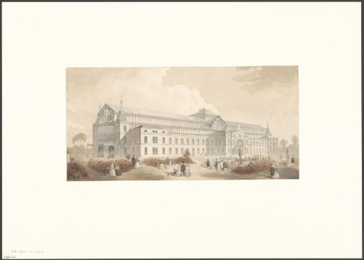 Design for the Paleis voor Volksvlijt on the Frederiksplein