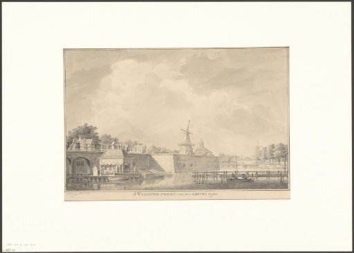 View of the Weesperpoort, Seen from the Amstel