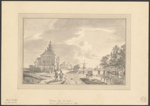 View of the Singelgracht and the Old Muiderpoort