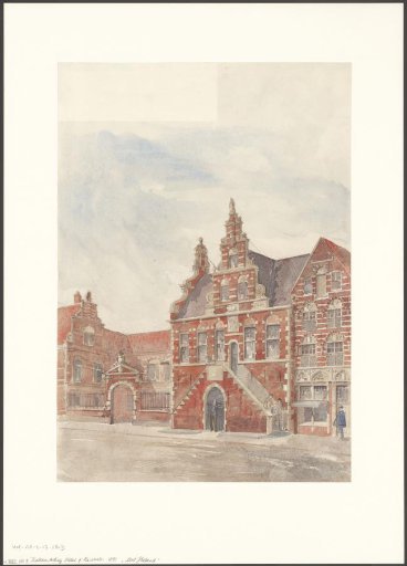Unexecuted design for Oud Holland, part of the World Exhibition for the Hotel and Travel Industry 1895
