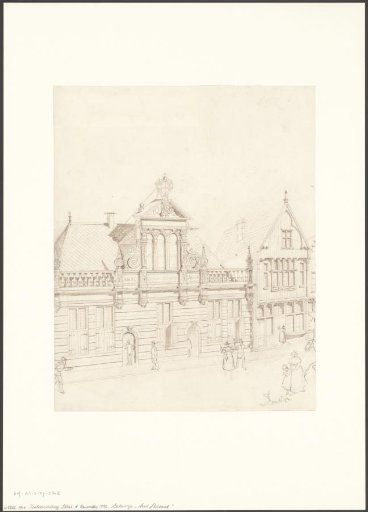 Unexecuted design for Old Holland, part of the World Exhibition for the Hotel and Travel Industry 1895