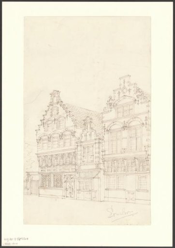 View of Oud-Holland during the World Exhibition for the Hotel and Travel Industry in 1895