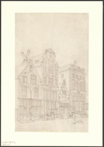 View of Oud-Holland during the World Exhibition for the Hotel and Travel Industry in 1895