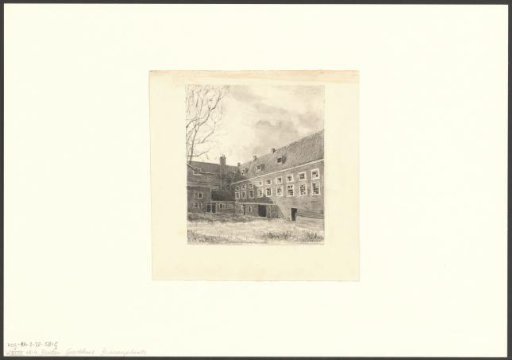 View of the courtyard of the Buitengasthuis on the Overtoom