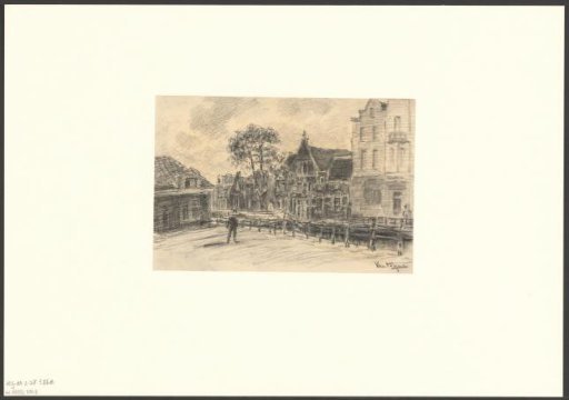 View of the Overtoom and the Aalsmeer Ferry House