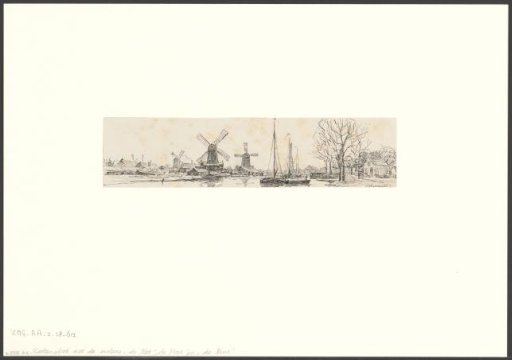 View of the Kattensloot with Mills De Kat and De Star
