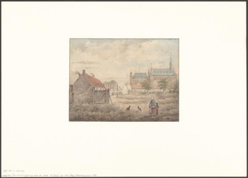 View of the Pekelharinggang and church De Liefde