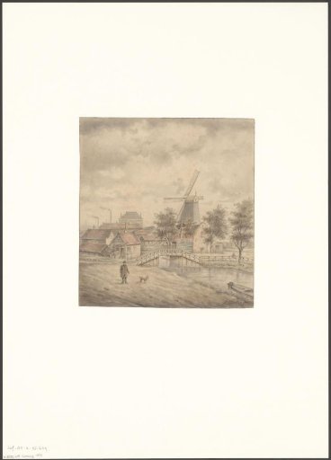 View of mill De Jager from the Voorweg