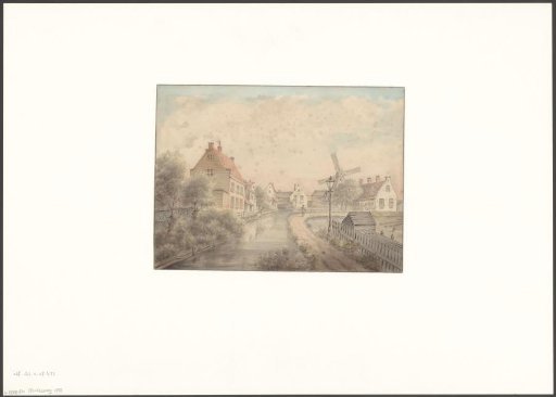 View of mill De Otter from the Achterweg