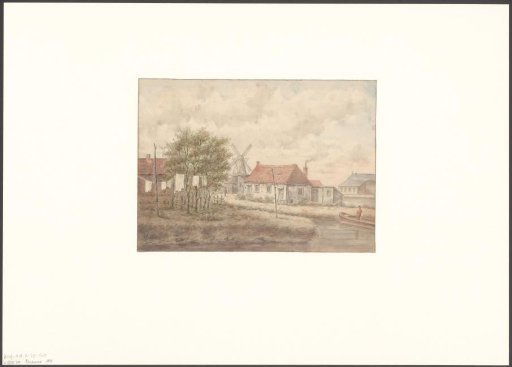 View of the Kerkpad from the Lijnbaansgracht