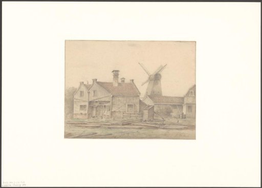 View of mill De Dommekracht from the Voorweg