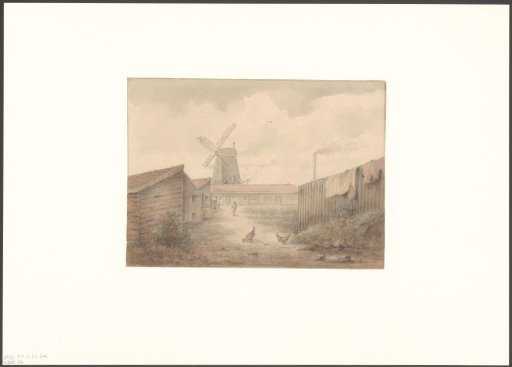 View of mill De Kat from the Achterweg