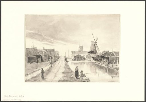 View of the Middenweg