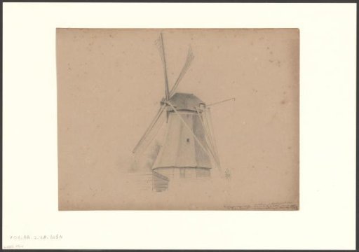 Gezicht op molen De Dommekracht