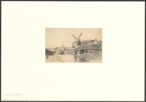 View of the Voorweg and a Mill