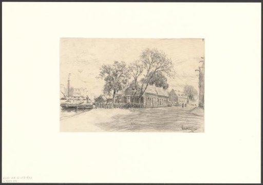 View of the Shipyard at the Kostverlorenvaart