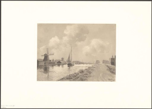 View of the Kostverlorenvaart from the Buyskade
