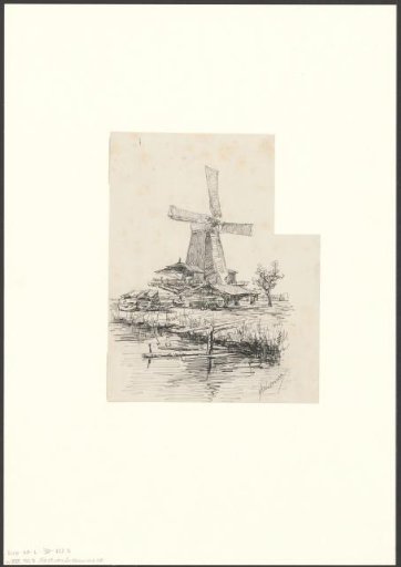 View of a Mill on the Kostverlorenvaart
